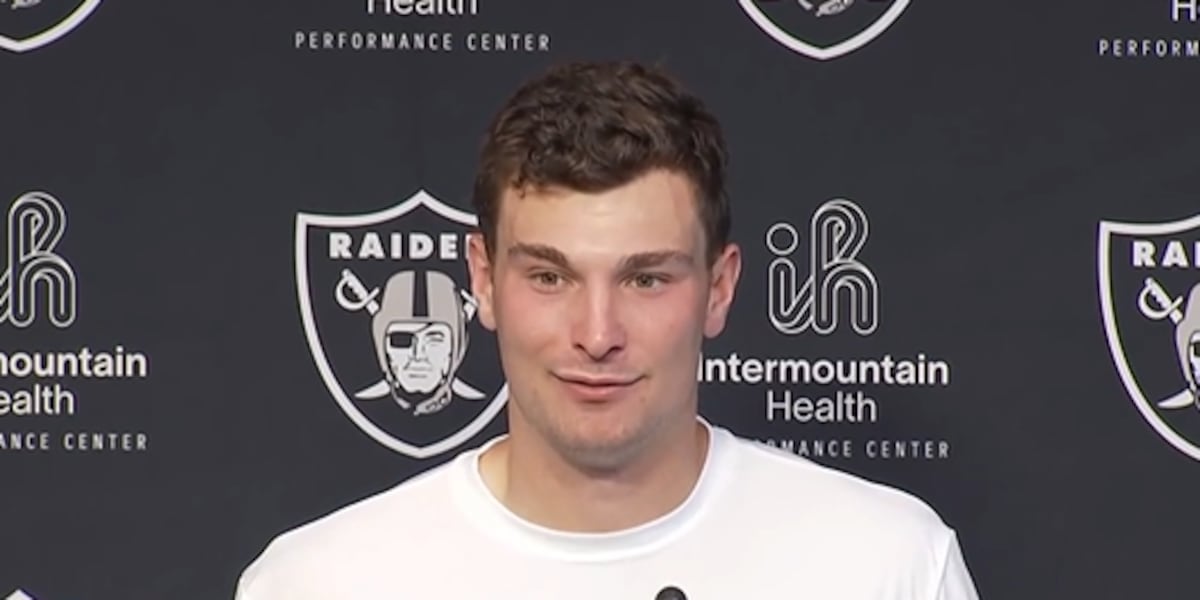 Fernando Mendoza gets first reps in at Las Vegas Raiders rookie minicamp