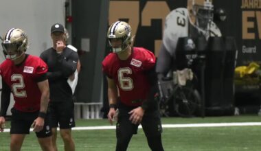 Moore, Olave speak to media following Day 2 of New Orleans Saints OTAs