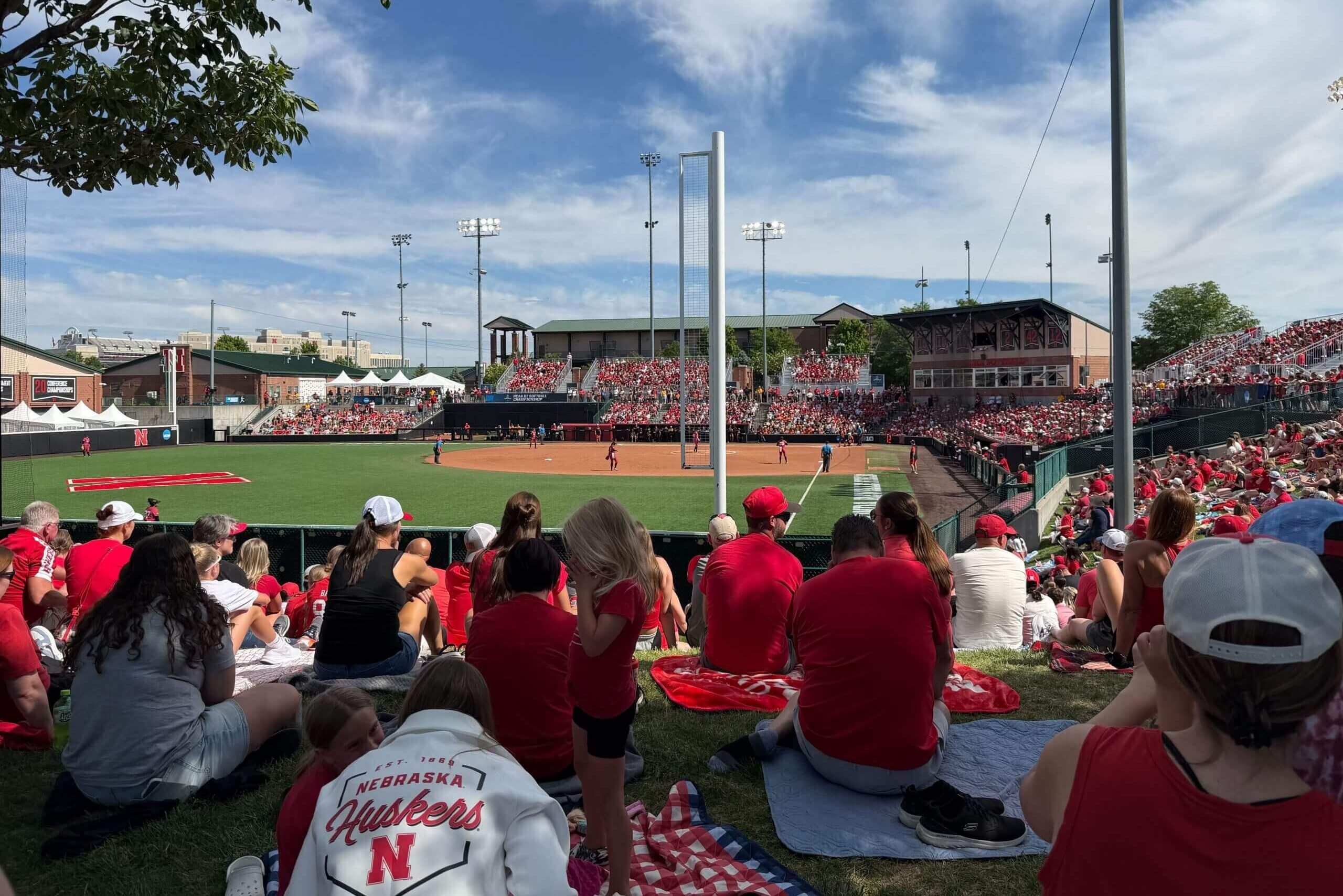 The Huskers played in front of packed crowds in the first two weekends of the NCAA Tournament.