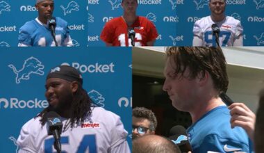 Detroit Lions’ Goff, St. Brown, Hutchinson, McNeill motivated by missed playoffs, hungry for bounce-back