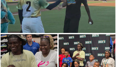 Texans’ Kamari Lassiter throws out first pitch at Space Cowboys game, hosts shopping spree at Dick’s Sporting Goods