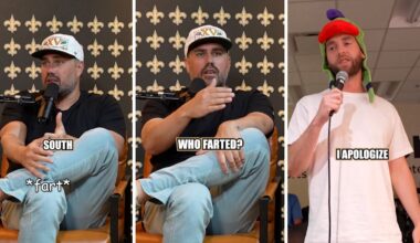 Kellen Moore's 'Pardon My Take' interview derailed by producer's fart