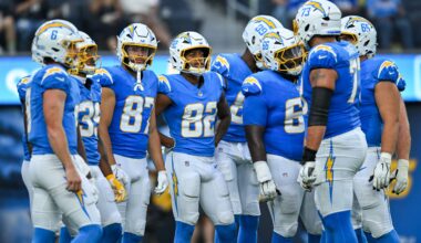 Los Angeles Chargers wide receiver Brenden Rice Las Vegas Raiders waived