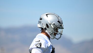 Las Vegas Raiders safety Dalton Johnson Arizona rookie