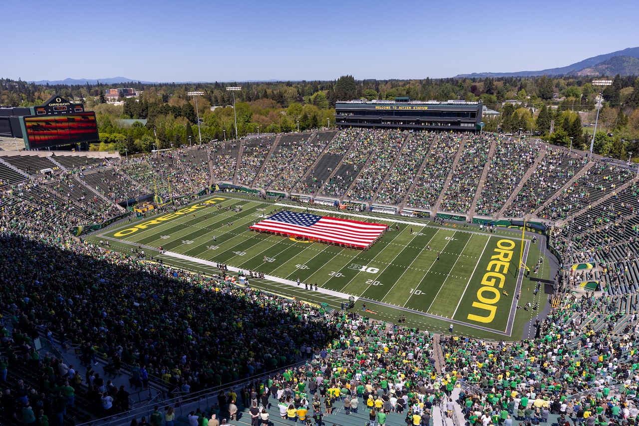 Oregon Ducks spring football game 2026