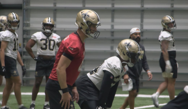Fazende: Five takes from Saints practice