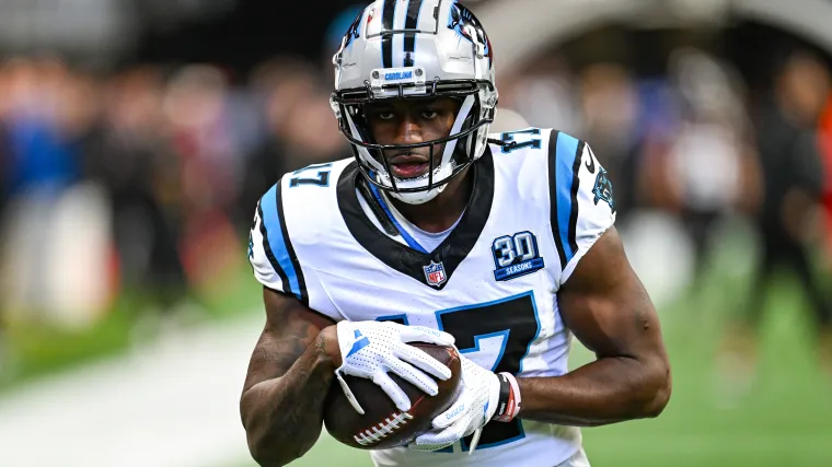 How far will Panthers' Xavier Legette fall on WR depth chart? image