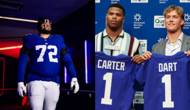 Giants Star Gives Update on Locker Room Morale Amid Jaxson Dart & Abdul Carter Tiff