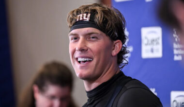 Giants QB Jaxson Dart says he's 'not like Tim Tebow' after gaining muscle