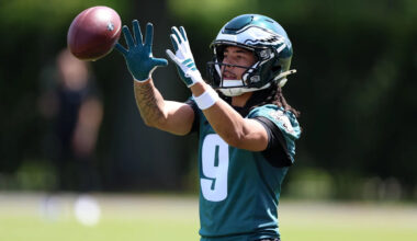 Eagles rookie jersey numbers for 2026 NFL Draft picks and UDFA signings