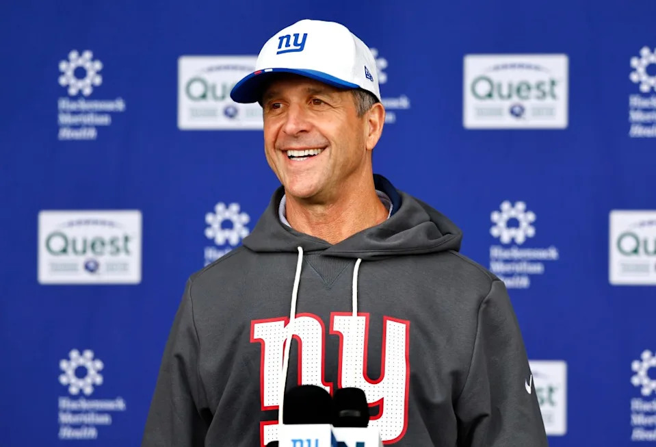 Giants head coach John Harbaugh Noah K. Murray for NY Post