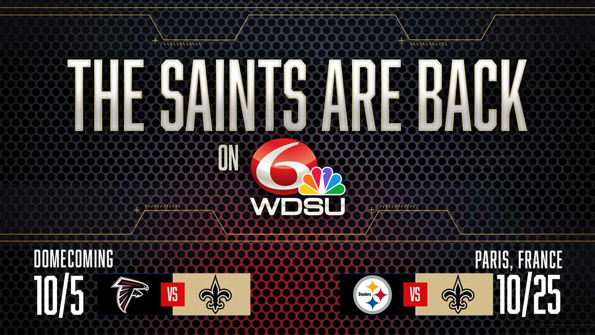 New Orleans Saints Domecoming anniversary, Paris game on WDSU