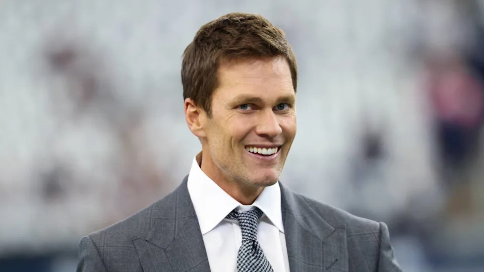 NFL Legend and Fox Sports broadcaster Tom Brady before the game between the Dallas Cowboys and Detroit Lions.Kevin Jairaj-Imagn Images