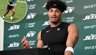 Jets rookie first-rounder Kenyon Sadiq sidelined for OTAs after ‘minor procedure’