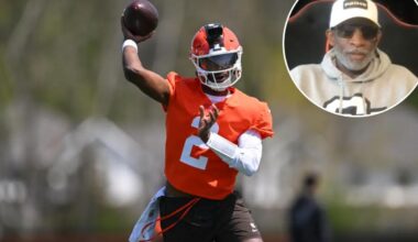 Deion Sanders watched Shedeur make 'it through hell' during rookie season