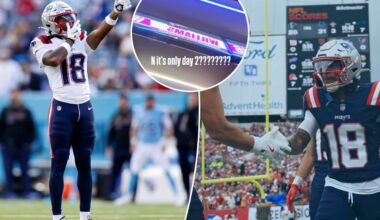 Patriots receiver makes outrageous social media post