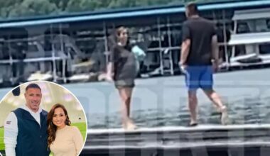 Dianna Russini-Mike Vrabel boat trip video emerges with NFL insider visibly pregnant