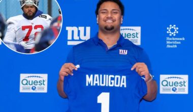 Jermaine Eluemunor tells The Post his plans for Francis Mauigoa's Giants transition