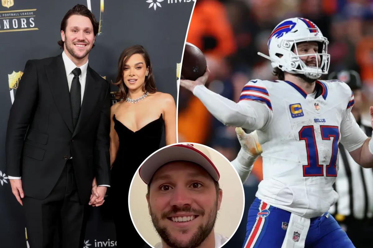 Josh Allen describes habit that always annoys Hailee Steinfeld