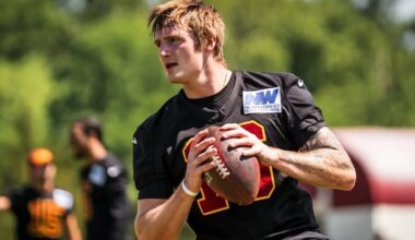 Sports Illustrated says that Commanders’ 7th round pick is “dangerously close to getting cut” - Daily Slop