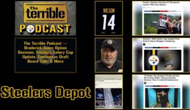 The Terrible Podcast — Broderick Jones Option Decision, Steelers Salary Cap Update, Consensus Draft Board Talk & More