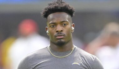 Los Angeles Chargers running back Kimani Vidal