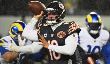 Ben Johnson Stayed Cold on Caleb Williams' Madden Cover as Bears Teammates Gushed