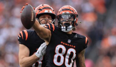Cincinnati Bengals wide receiver Andrei Iosivas