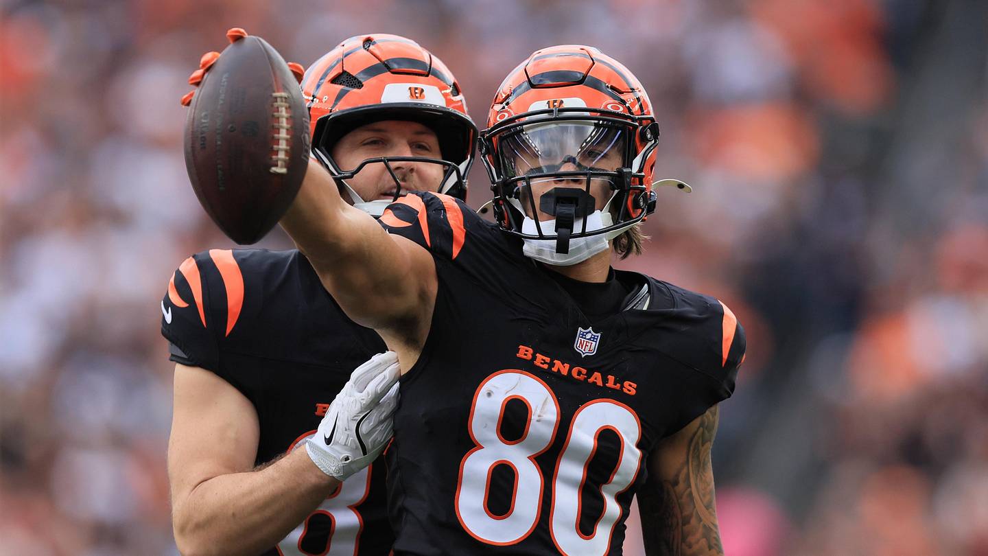 Cincinnati Bengals wide receiver Andrei Iosivas