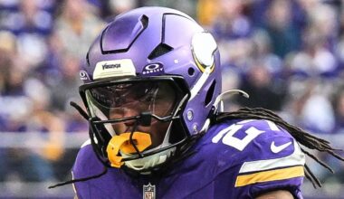 Minnesota Vikings RB Jordan Mason