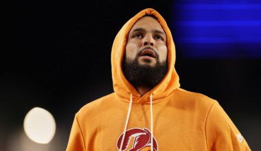 Dec 11, 2025; Tampa, Florida, USA; Tampa Bay Buccaneers wide receiver Mike Evans (13) warms up before the game against the Atlanta Falcons at Raymond James Stadium. Mandatory Credit: Nathan Ray Seebeck-Imagn Images