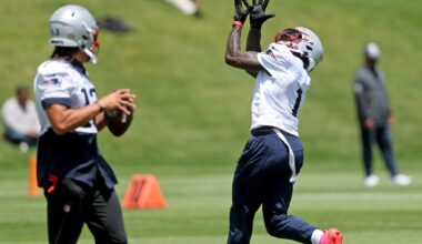 Chemistry between Patriots' Drake Maye, A.J. Brown already taking shape