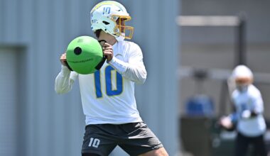 Chargers' Justin Herbert adjusting footwork during offseason program
