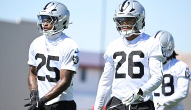 Las Vegas Raiders cornerback Darien Porter Mandatory Minicamp
