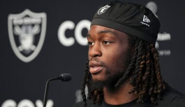 Las Vegas Raiders running back Ashton Jeanty