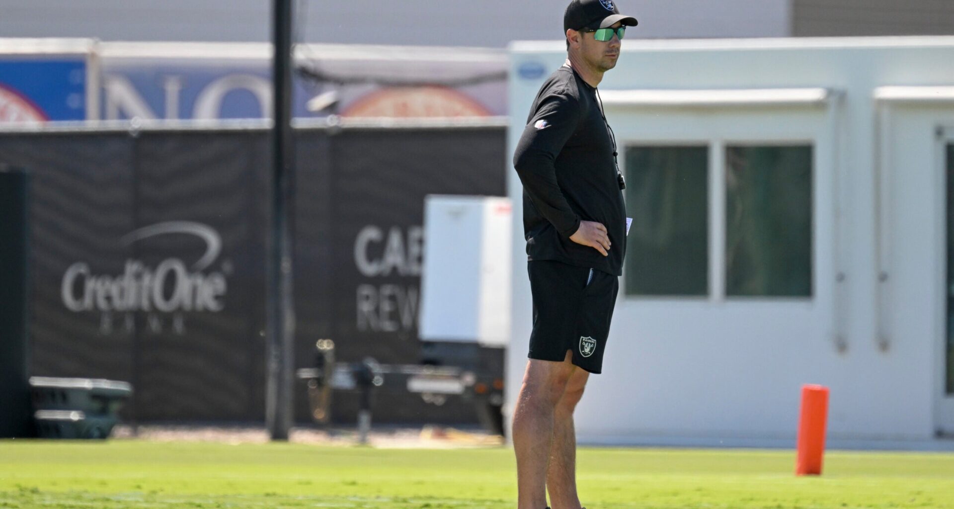 Las Vegas Raiders head coach Klint Kubiak