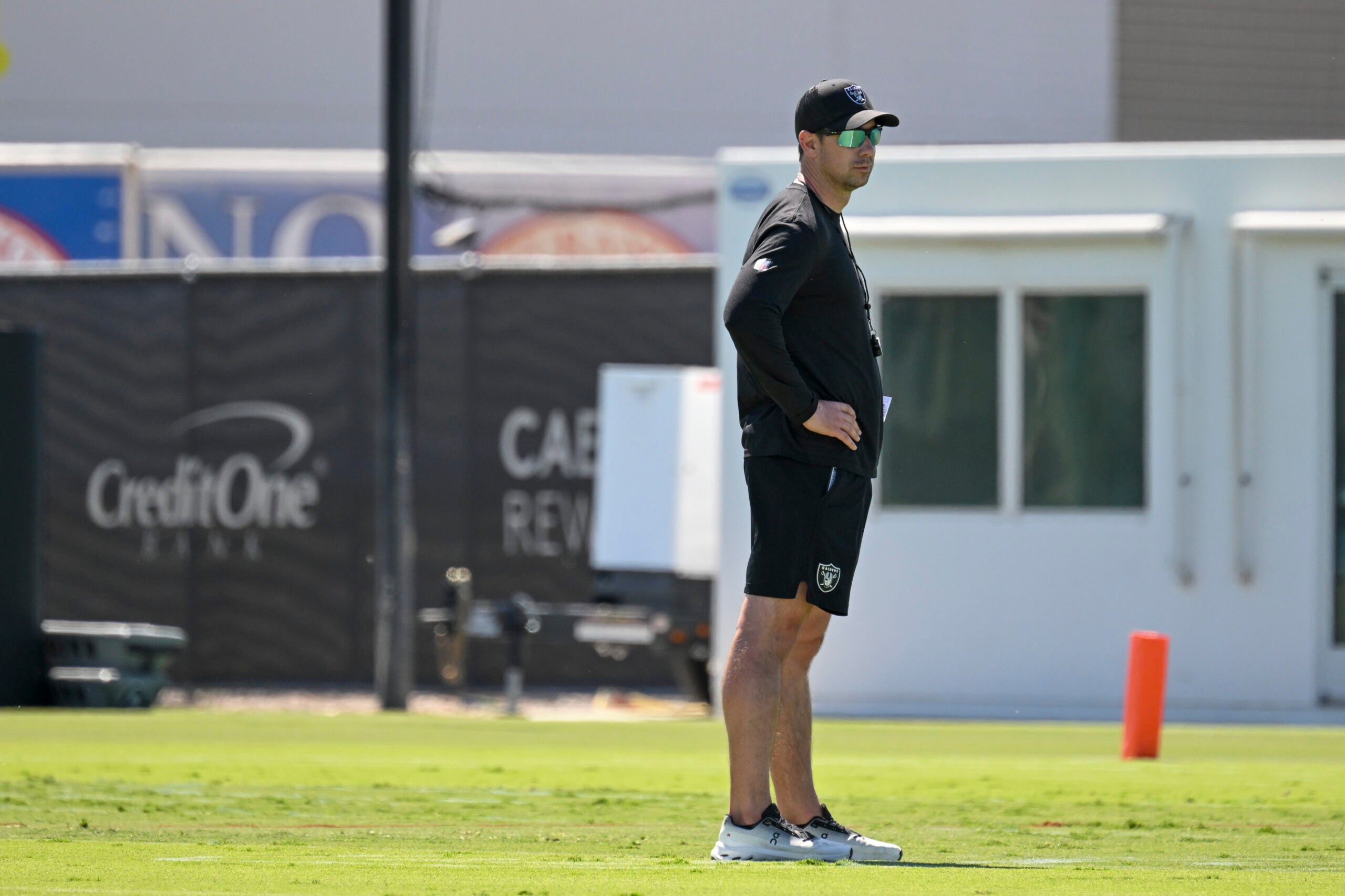 Las Vegas Raiders head coach Klint Kubiak