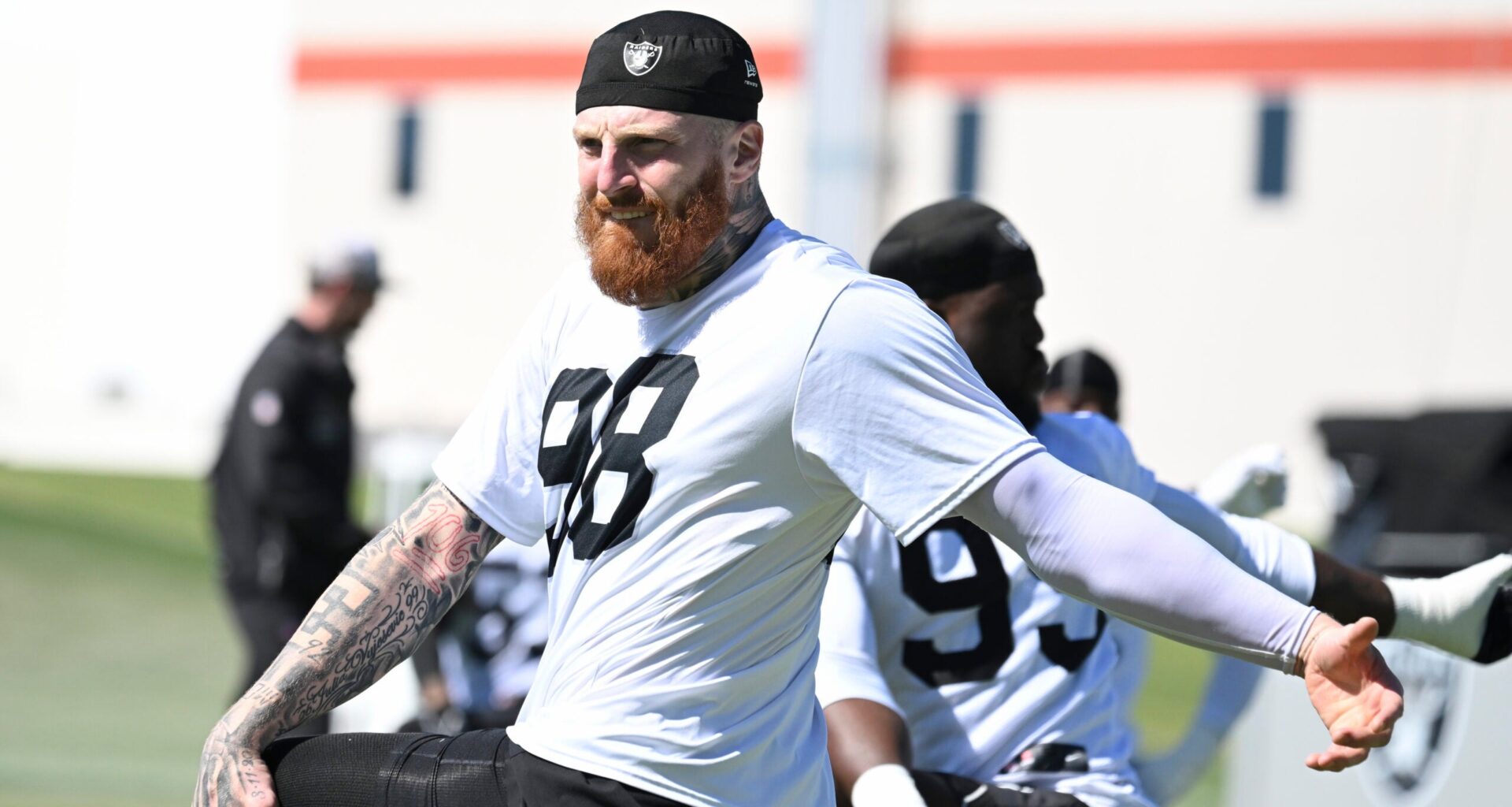 Las Vegas Raiders edge rusher Maxx Crosby OTAs