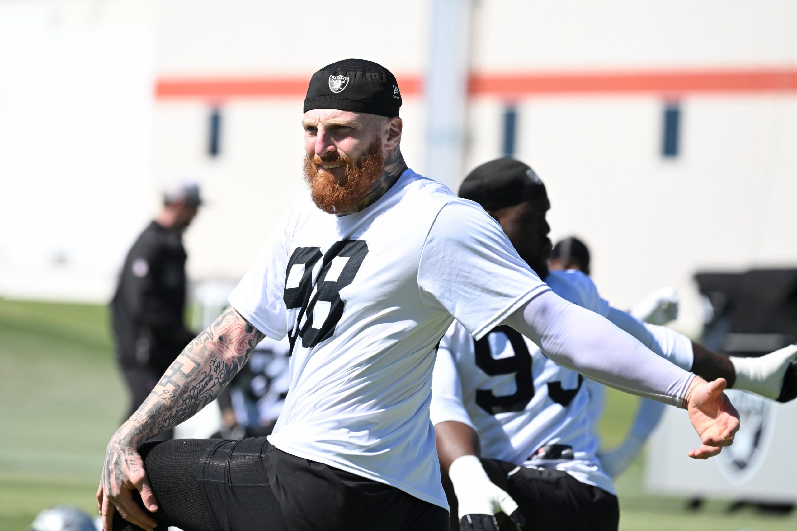 Las Vegas Raiders edge rusher Maxx Crosby OTAs