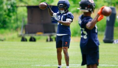 NFL fans tell the Chicago Bears exactly what they believe about rookie WR Zavion Thomas heading into 2026 training camp