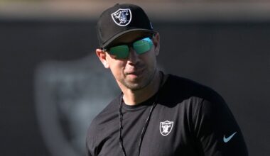 Las Vegas Raiders head coach Klint Kubiak