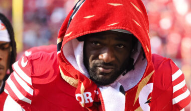 Brandon Aiyuk wears Commanders hat amid unending 49ers saga, arrest warrant