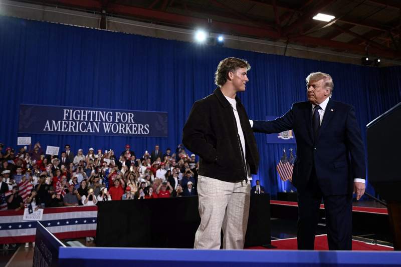 Why Donald Trump thinks Giants’ Jaxson Dart would be ‘greatest athlete’ in history of women’s sports