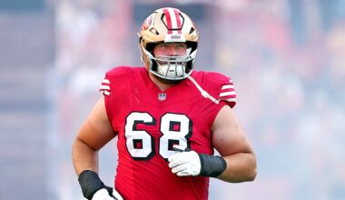 49ers lineman has unique franchise milestone in his sight