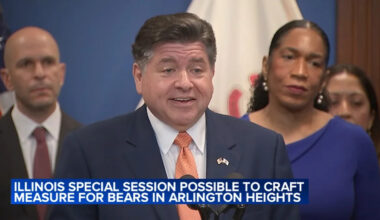 Pritzker says Bears must express what they want from Illinois, remains open to special session