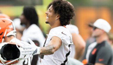 Former Washington Huskies WR stars at Cleveland Browns minicamp