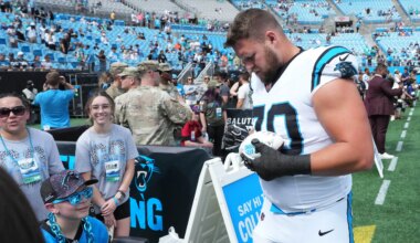 Panthers have reportedly kept in touch with FA OL Brady Christensen
