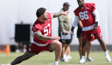 Arizona Cardinals' starting OL during OTAs revealed