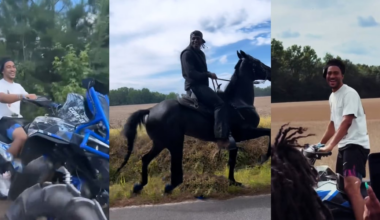 Watch: Panthers Bryce Young, Xavier Legette go horseback riding, hit the 4-wheelers
