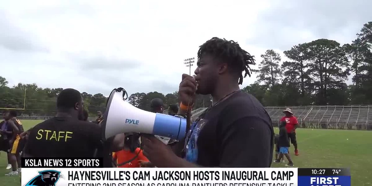 Carolina Panthers star, Cam Jackson returns home to where the heart and family is in Haynesville